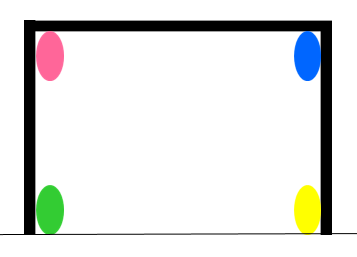 Bild von Aufhängung Ballons im Tor